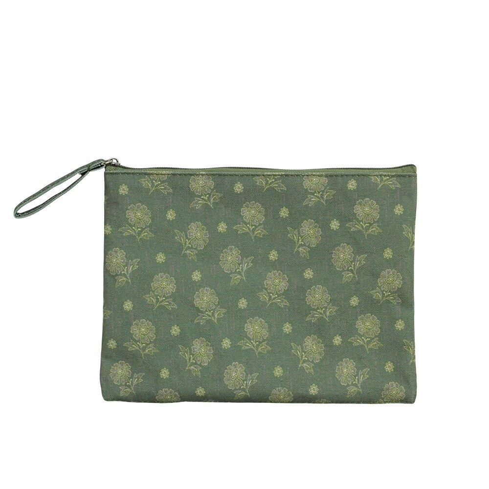 Wash Bag Simona Floral - Green S