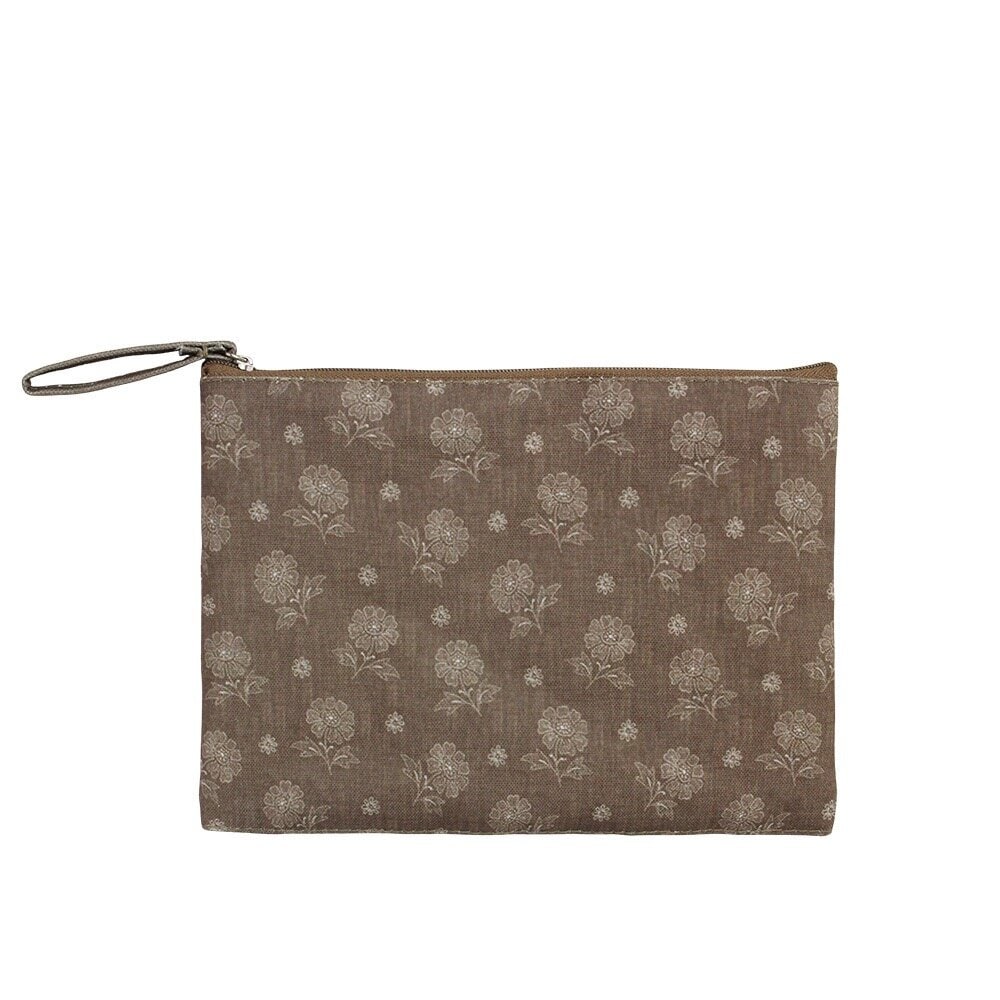 Wash Bag Simona Floral - Brown S