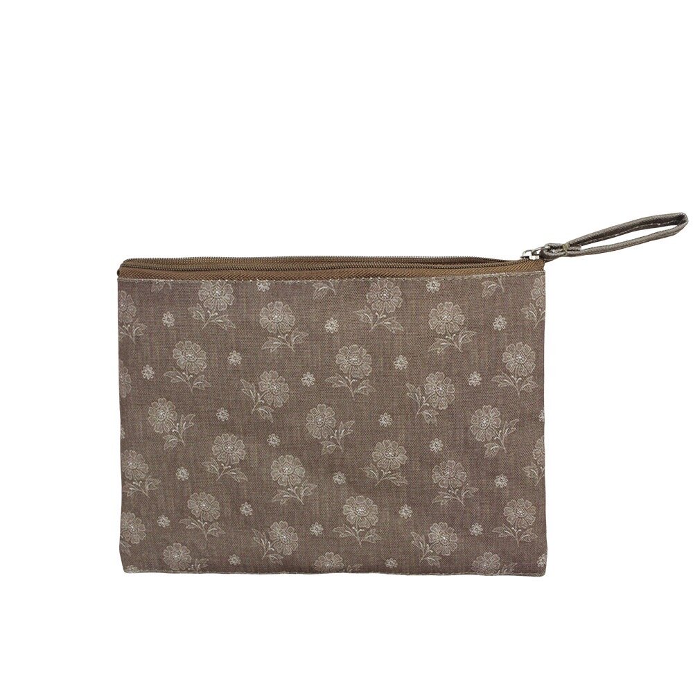 Wash Bag Simona Floral - Brown S