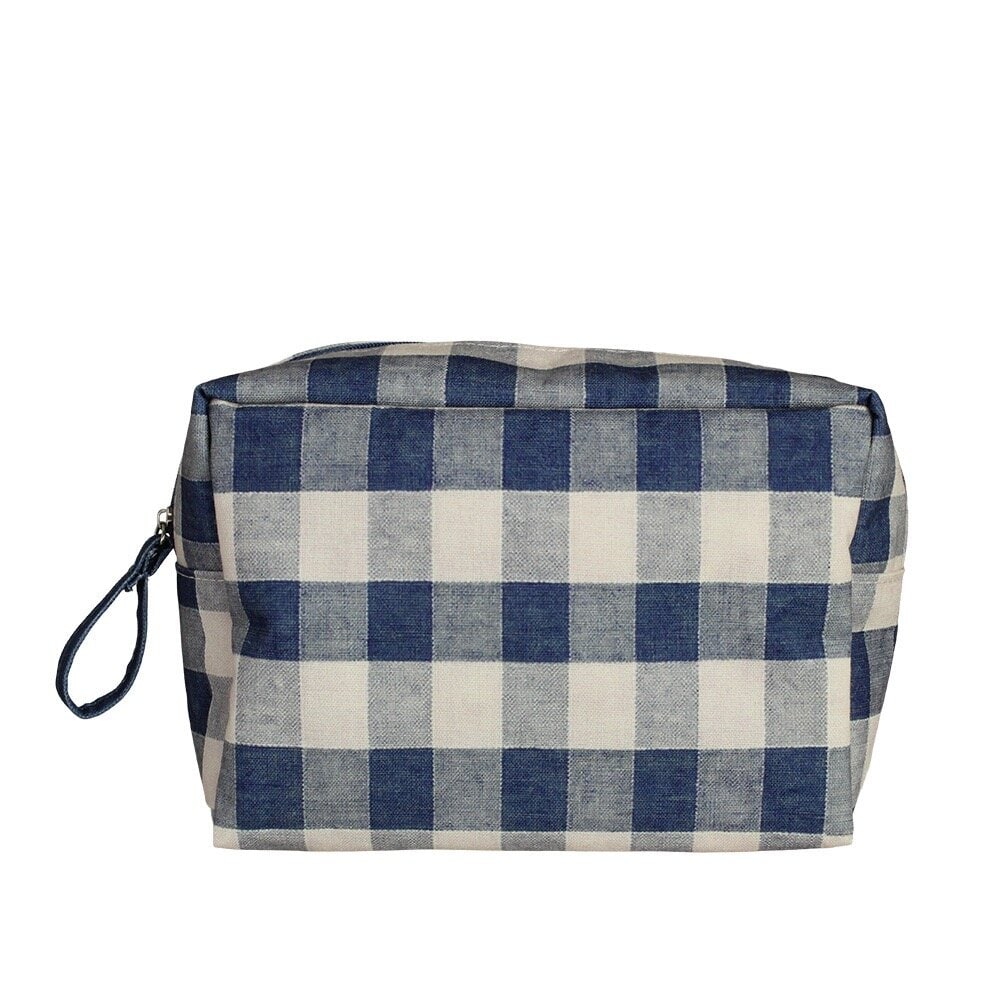Wash Bag Simona Check - Blue M