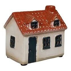 Ceramic House w. Brick Roof 