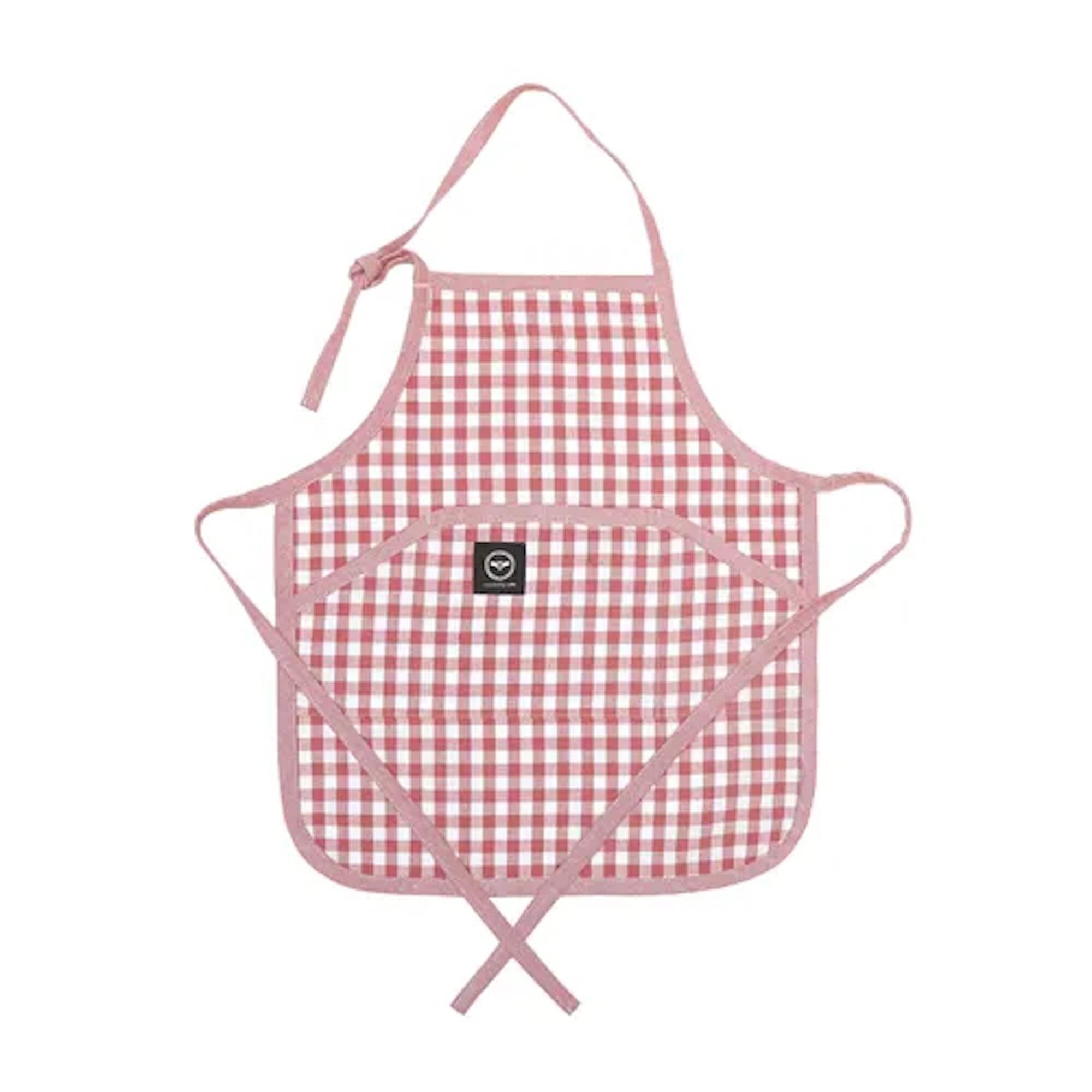 Children´s Apron Bella Checked Pink