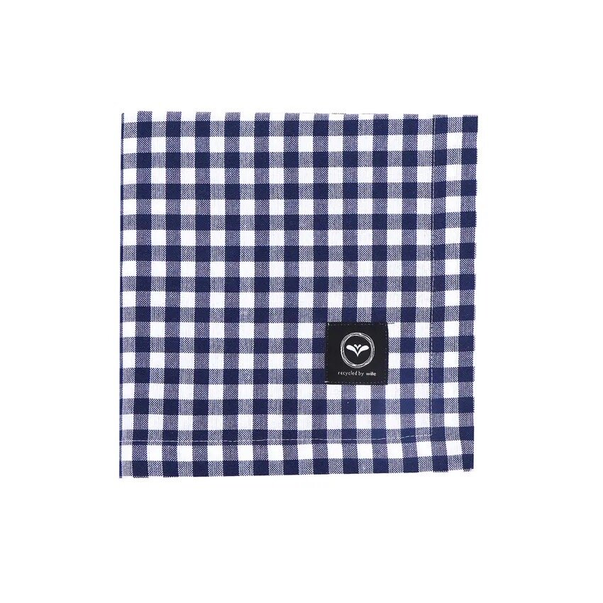 Table Cloth Bella Checked Grey/Blue