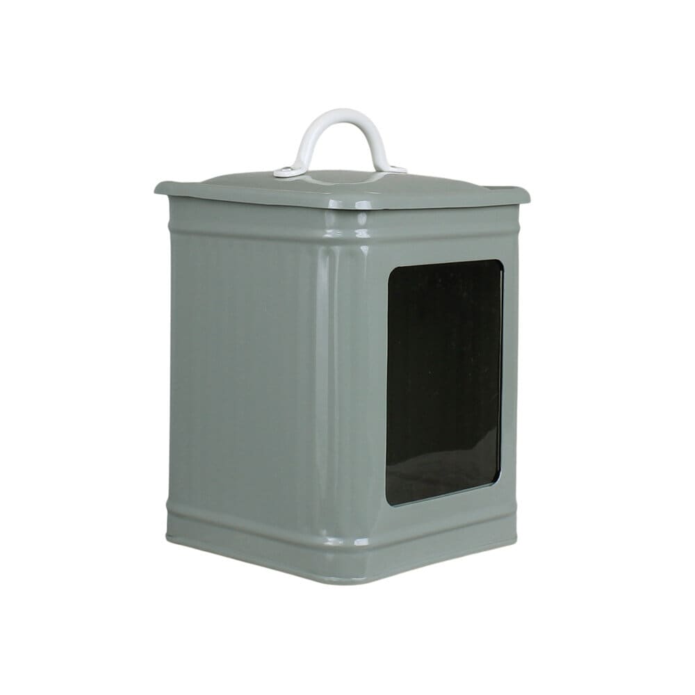 Tin Hugo w. Window Green Small