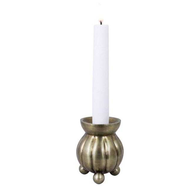 Candle Holder Vilmer Antique Brass Large