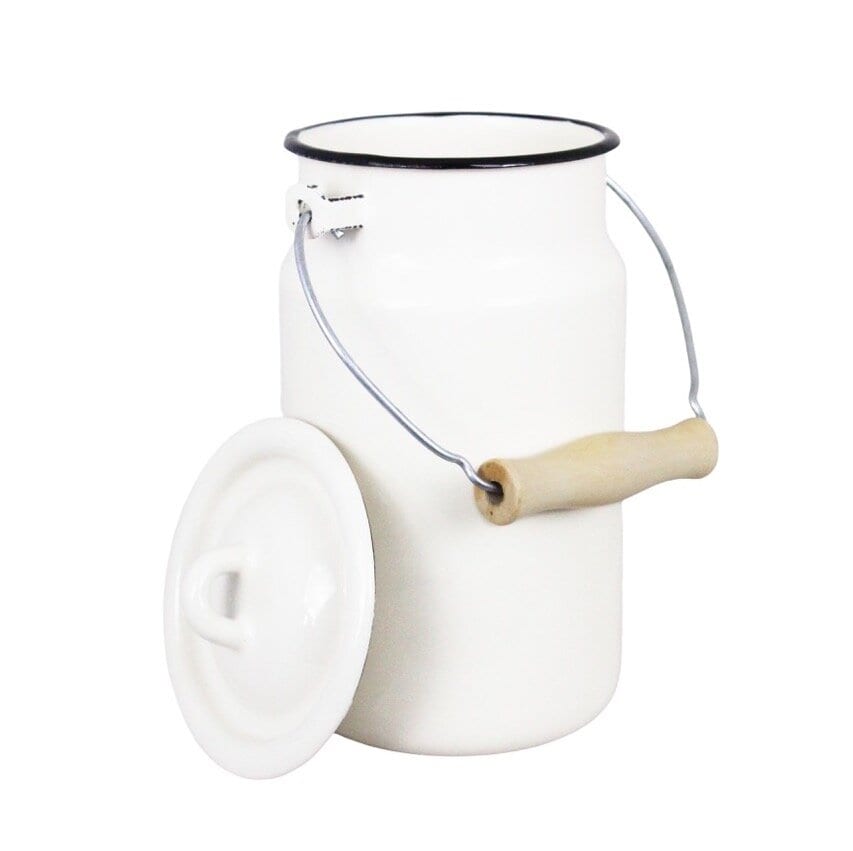 Milk Can Emils Enamel 2L Offwhite