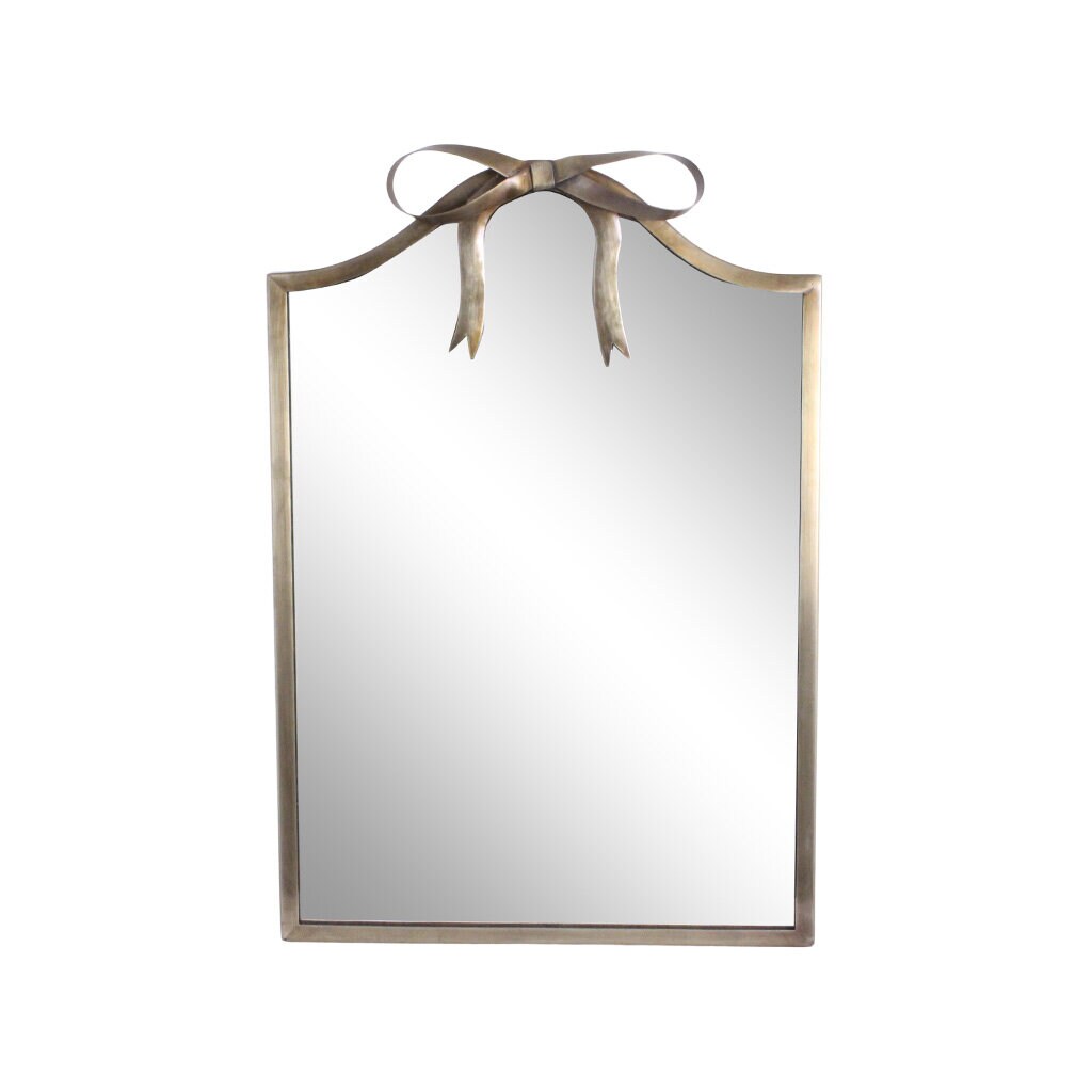 Mirror Bow Antique Brass