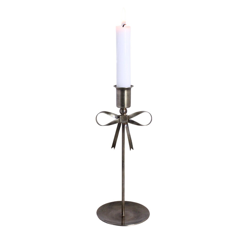 Candle Holder Josefine Bow Antique Brass