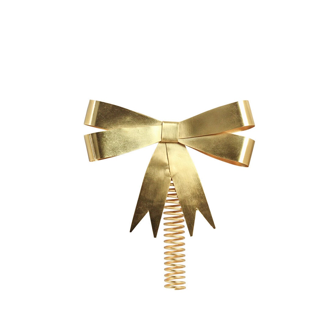 Tree Topper Bow Brass