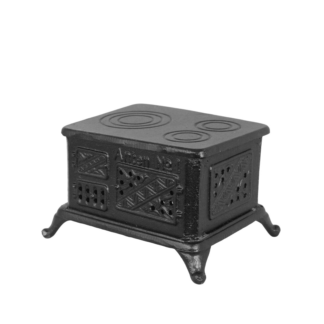 Mini Stove for Tealights Black