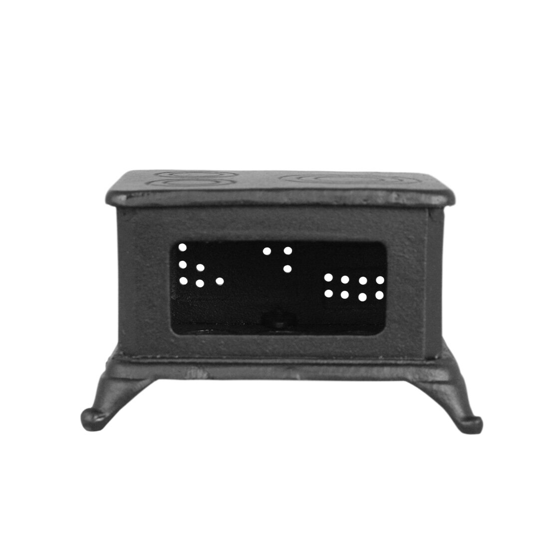 Mini Stove for Tealights Black
