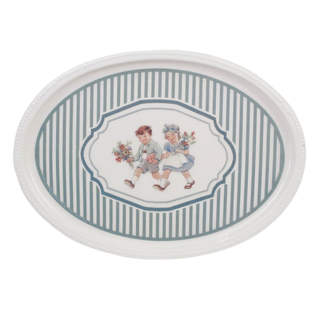 Tray Elsa The Flower Children Blue/White