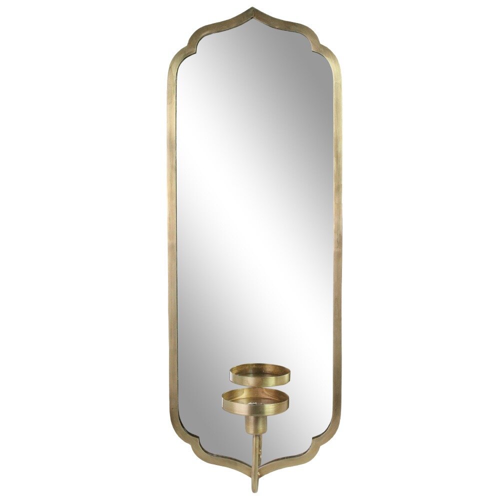 Mirror Sconce Elise - Antique Brass