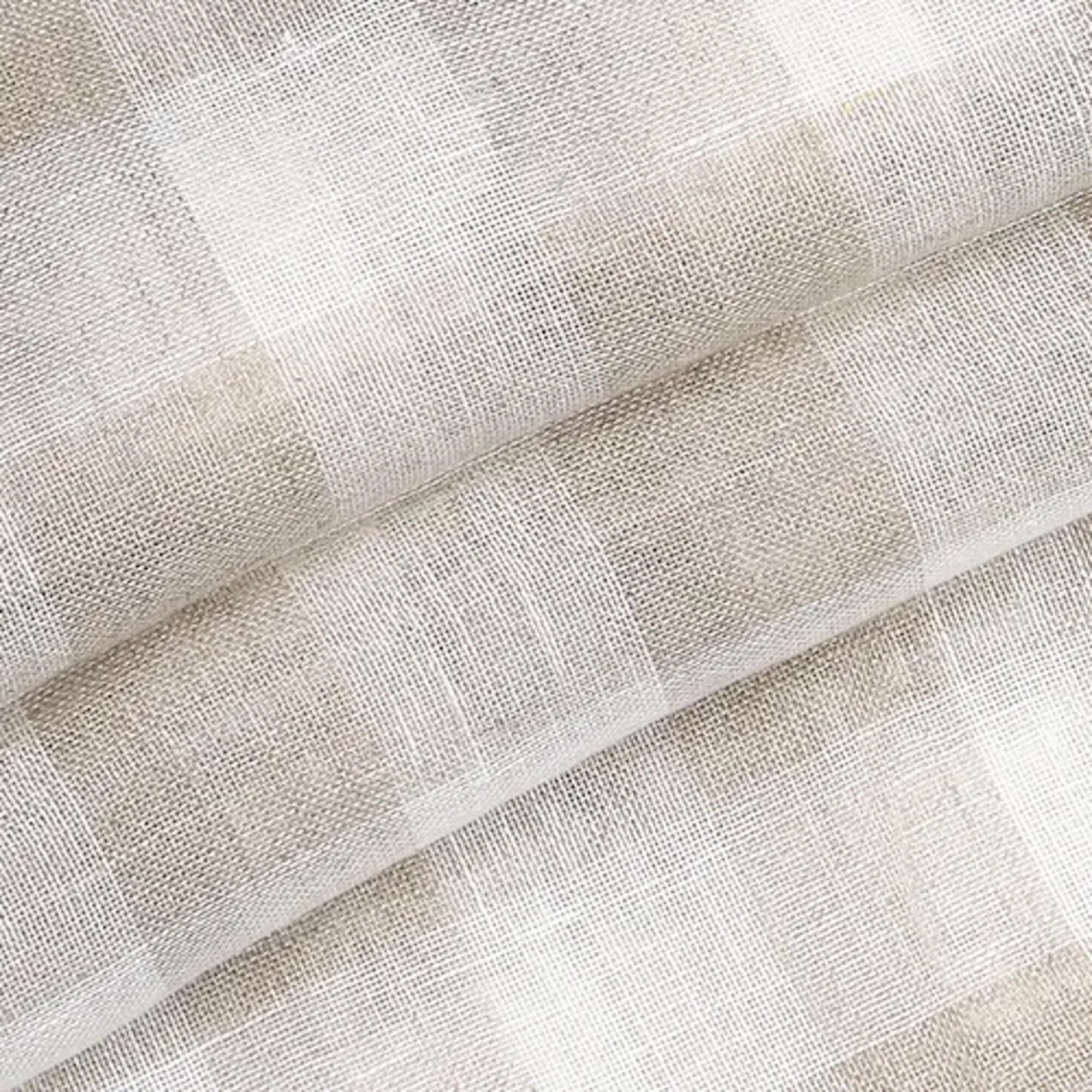 Fabric by Meter Lisen Linen/Offwhite