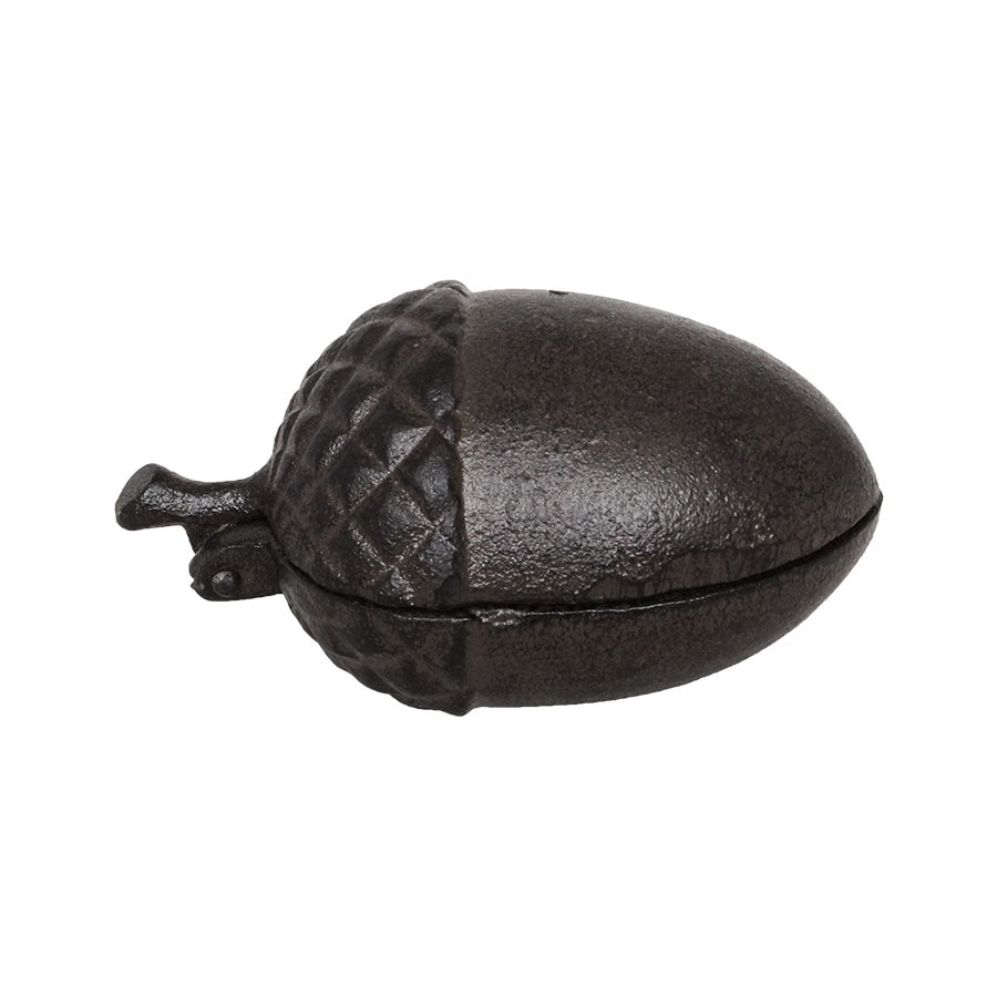 Box Acorns w. Nutcracker Iron Brown