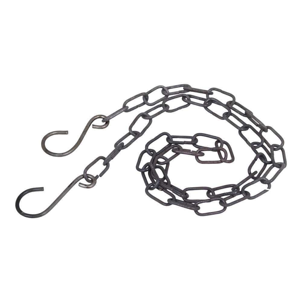 Chain 1m Antique Zinc w. Hooks