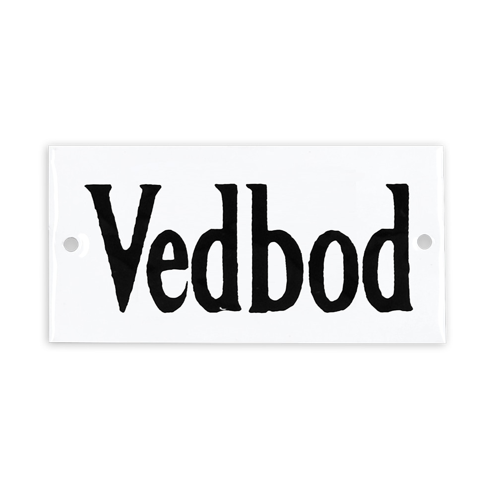 Sign Vedbod