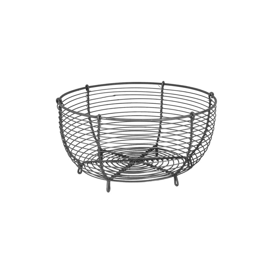 Wire Basket Round Zink Small