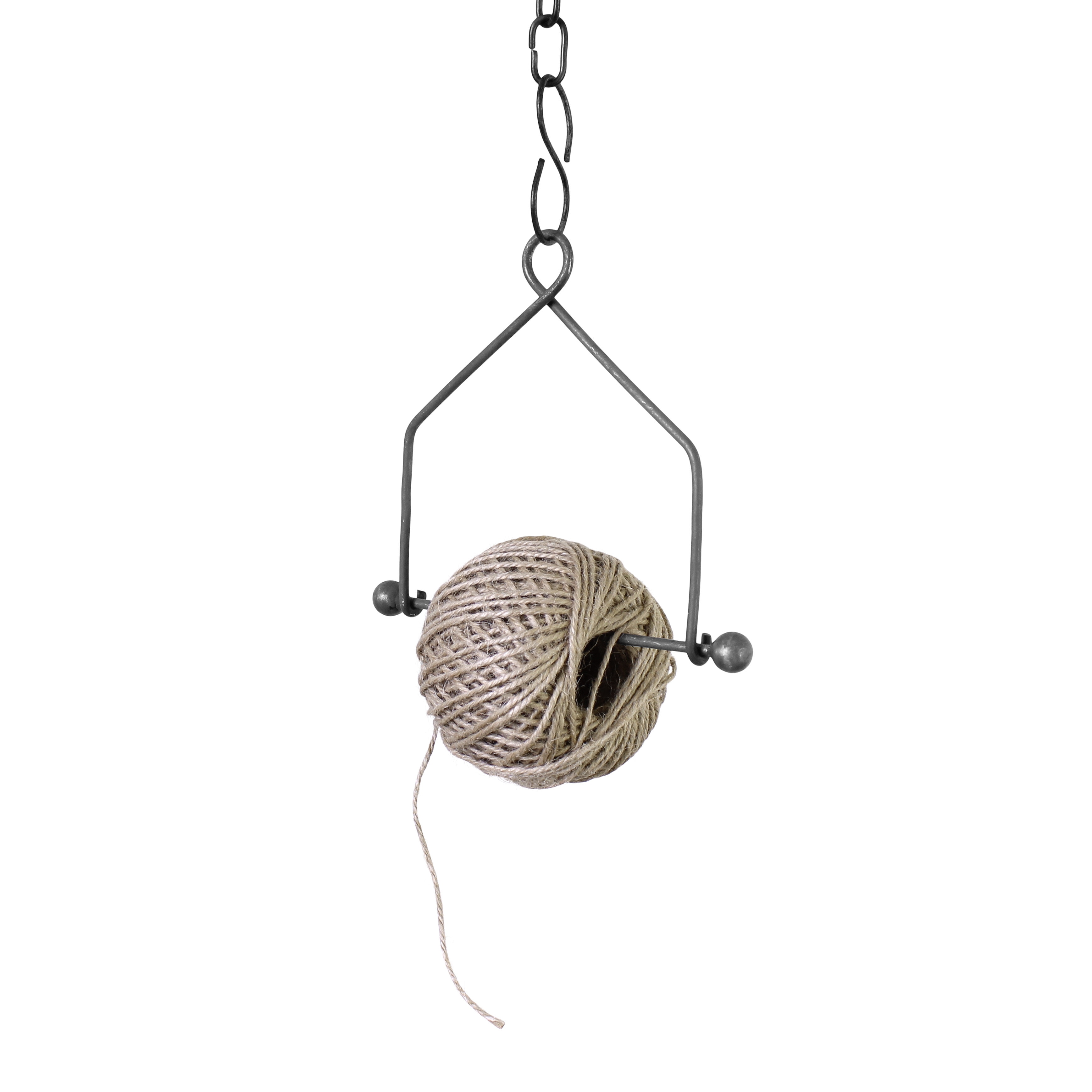 Hanging Twine Holder Zinc