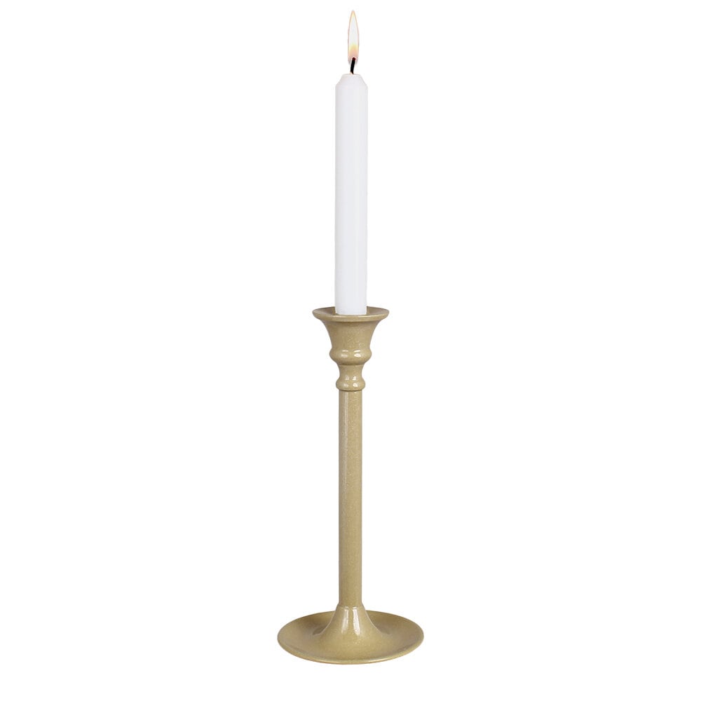 Candle Holder Hedda Yellow Straight