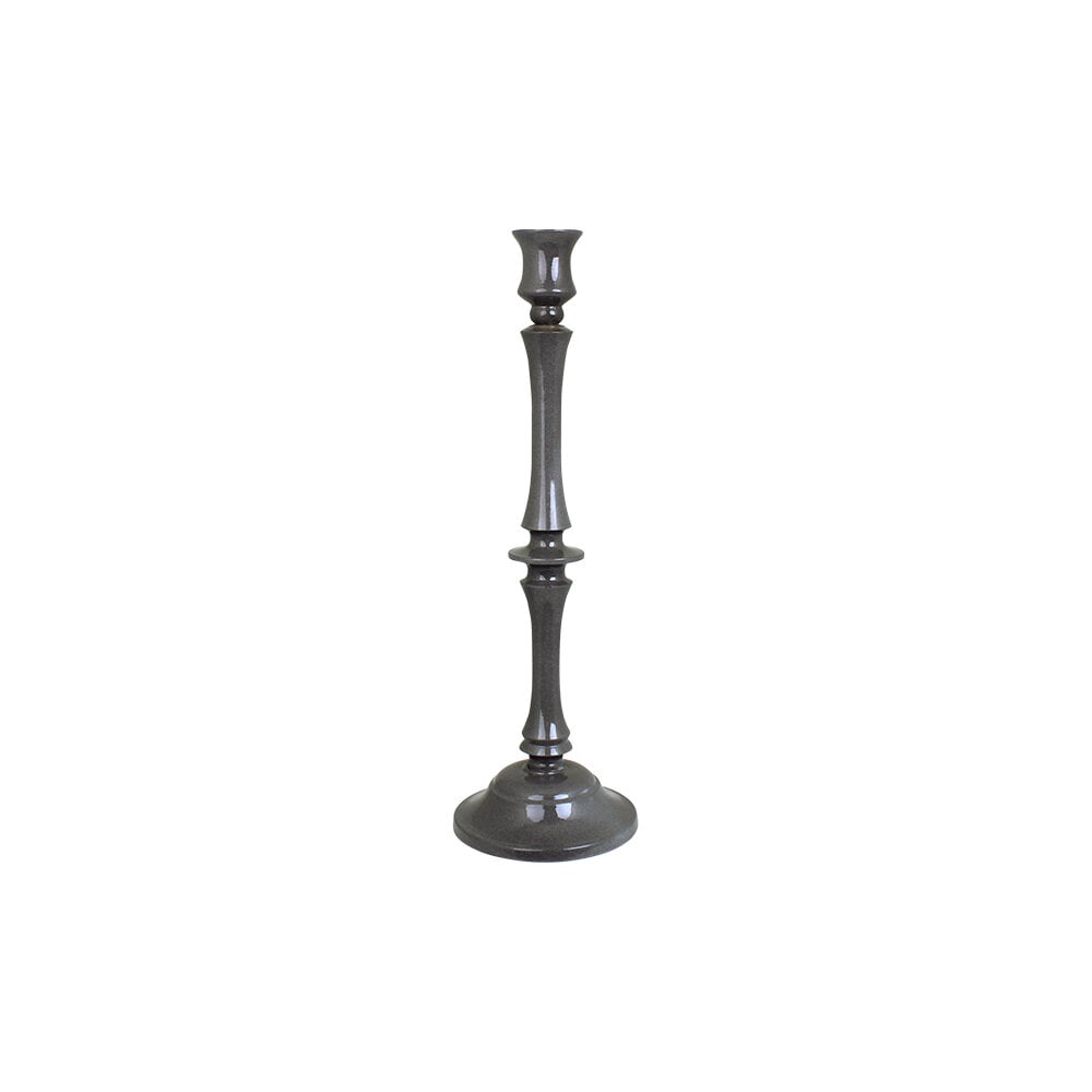 Candle Holder Hedda  Grey High