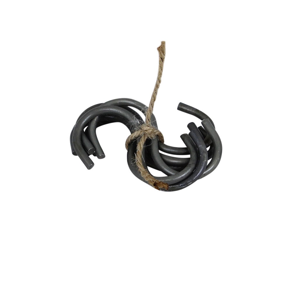 S-Hooks Antique Zinc 6-pack