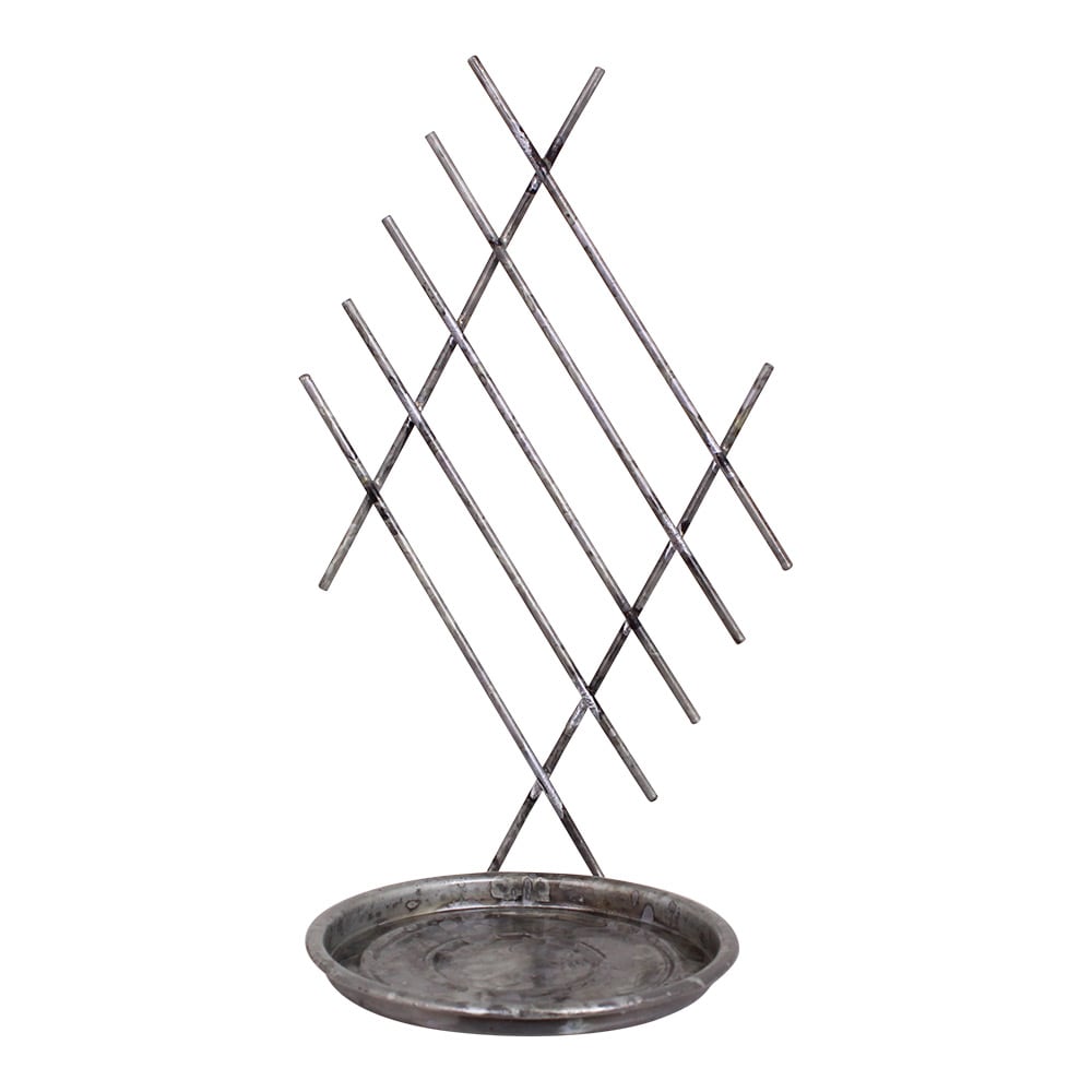 Wall Stand For Pot Antique Zinc