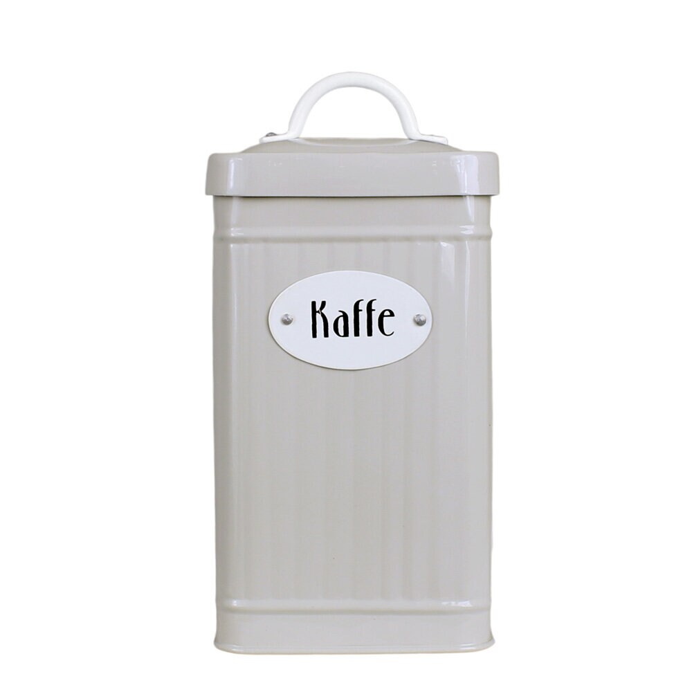 Tin Hugo Kaffe Beige Rectangular