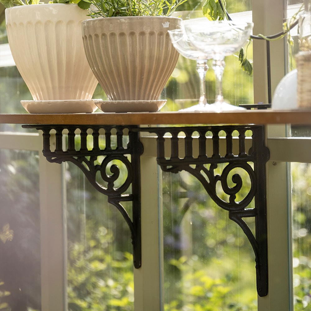 Bracket Verona Cast Iron Black Large