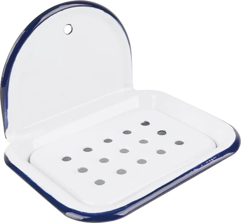 Soap Dish in Enamel for Hanging