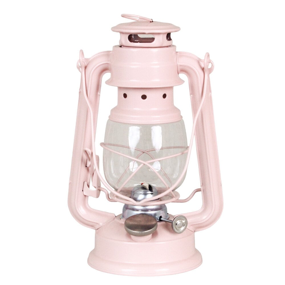 Hurricane Lantern Pink Small