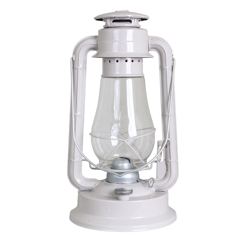 Hurricane Lantern Beige Large