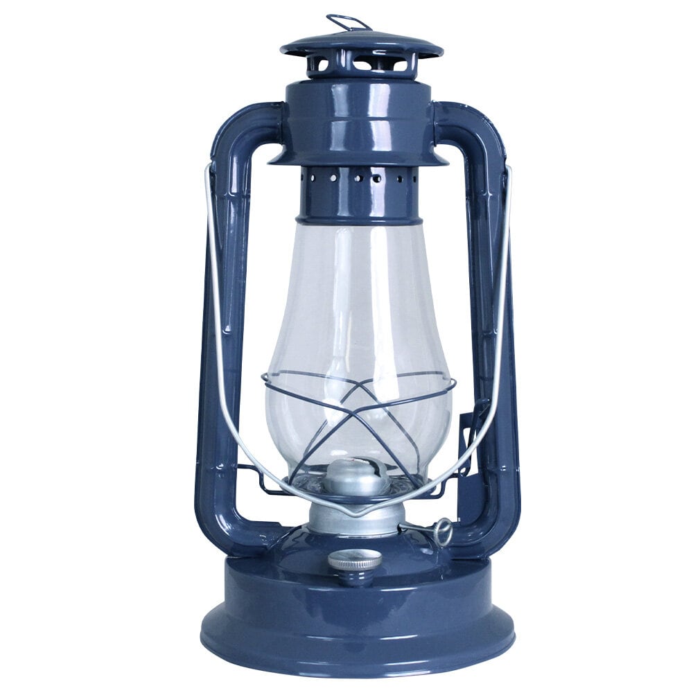 Hurricane Lantern Dark Blue Large