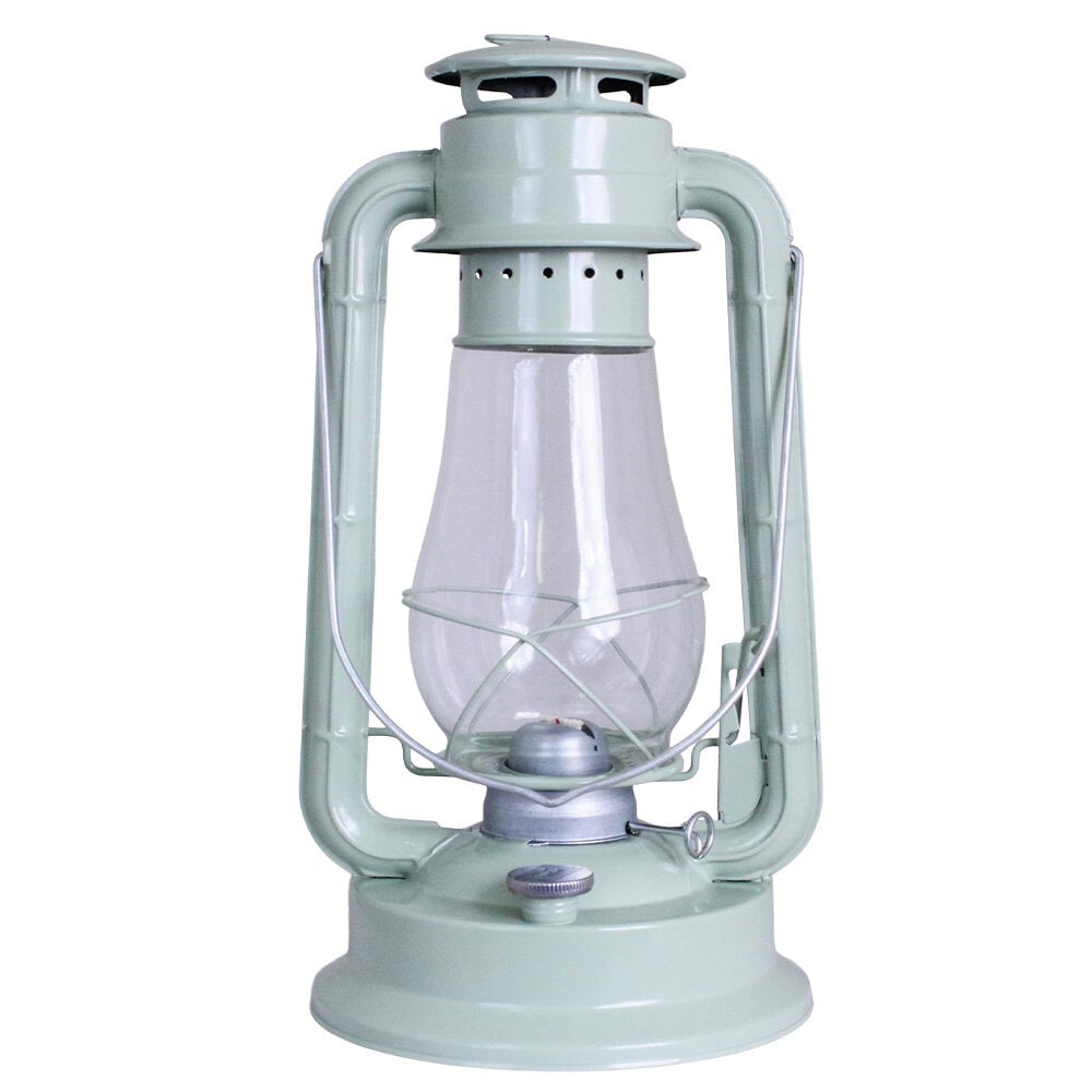 Hurricane Lantern Light Green Large