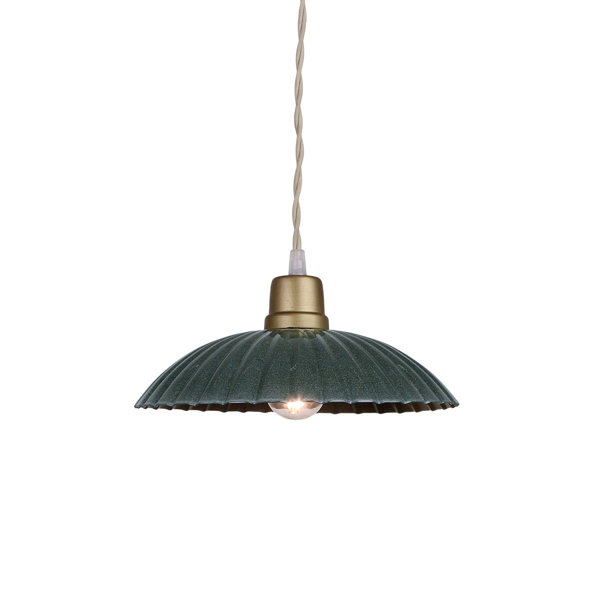 Pendant Lamp Ingrid Dark Green Large