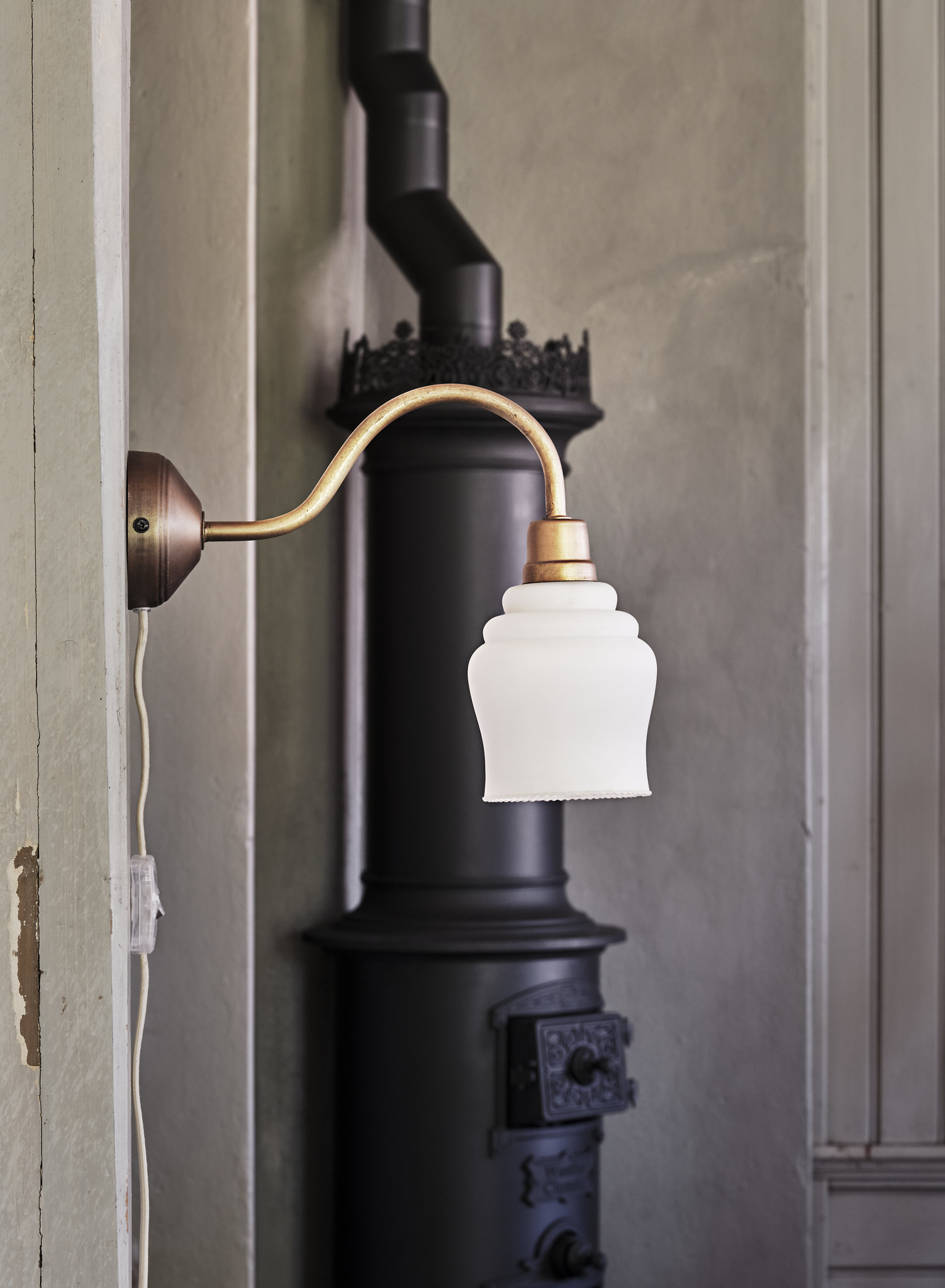 Wall Lamp Selma Antique Brass
