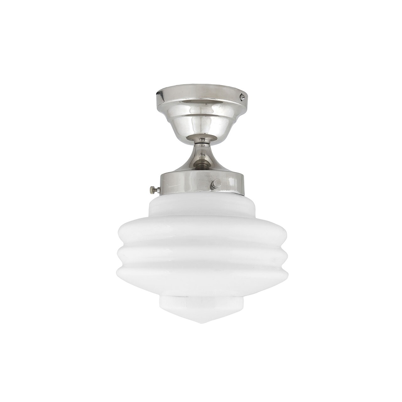 Ceiling Lamp Valter Opal/Nickel