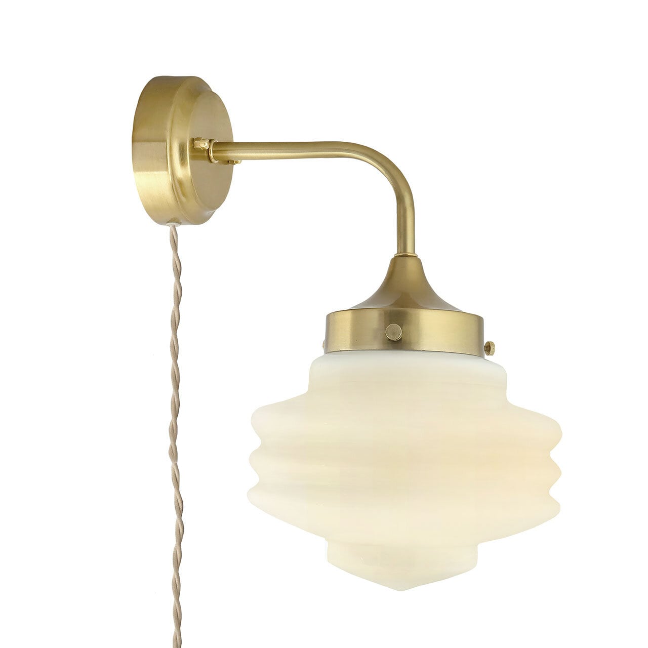 Wall Lamp Valter Opal/Brass