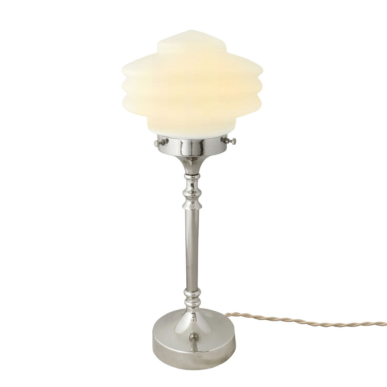 Table Lamp Valter Opal/Nickel