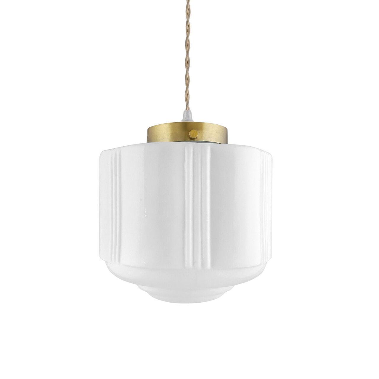 Pendant Lamp Daga Opal/Brass