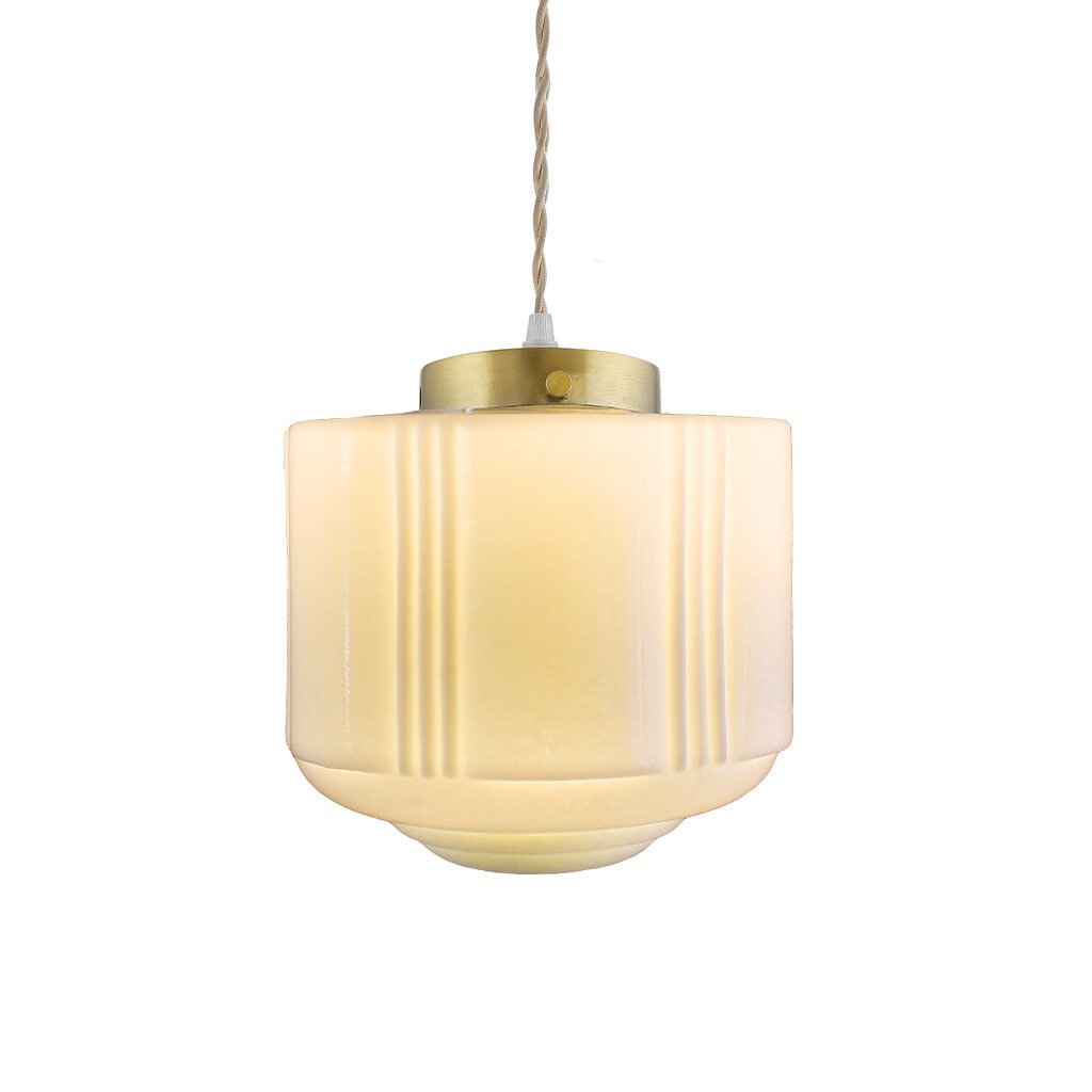 Pendant Lamp Daga Opal/Brass