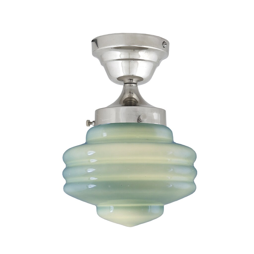 Ceiling Lamp Valter Nickel/Opal Green