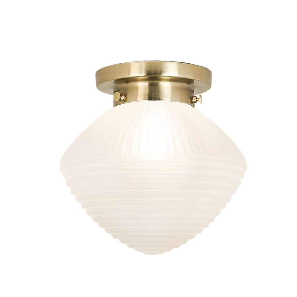 Bathroom Ceiling Lamp Alfred Brass/Frost