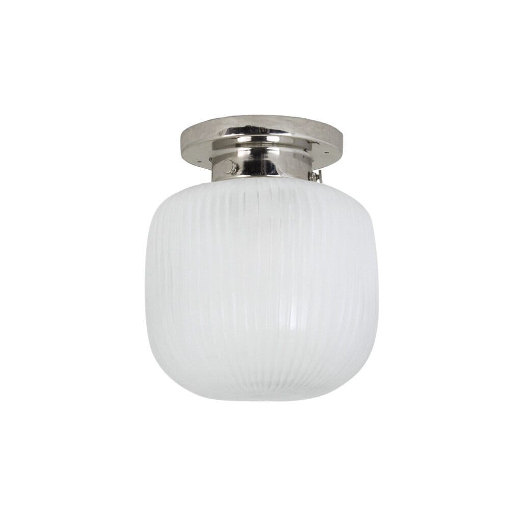 Bathroom Ceiling Lamp Eli Nickel/Frost Small