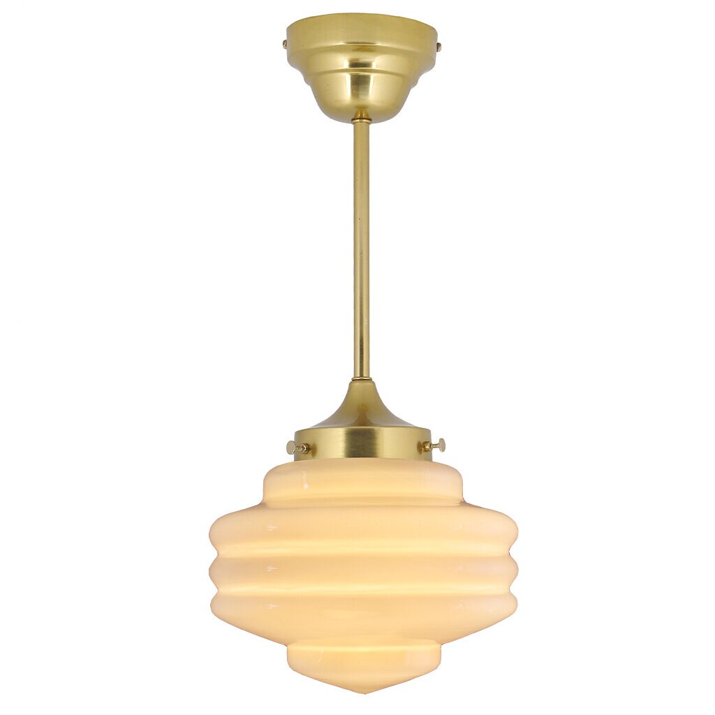 Pendant Lamp Valter Brass/Opal Beige
