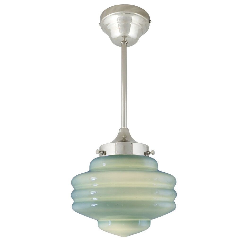 Pendant Lamp Valter Nickel/Opal Green