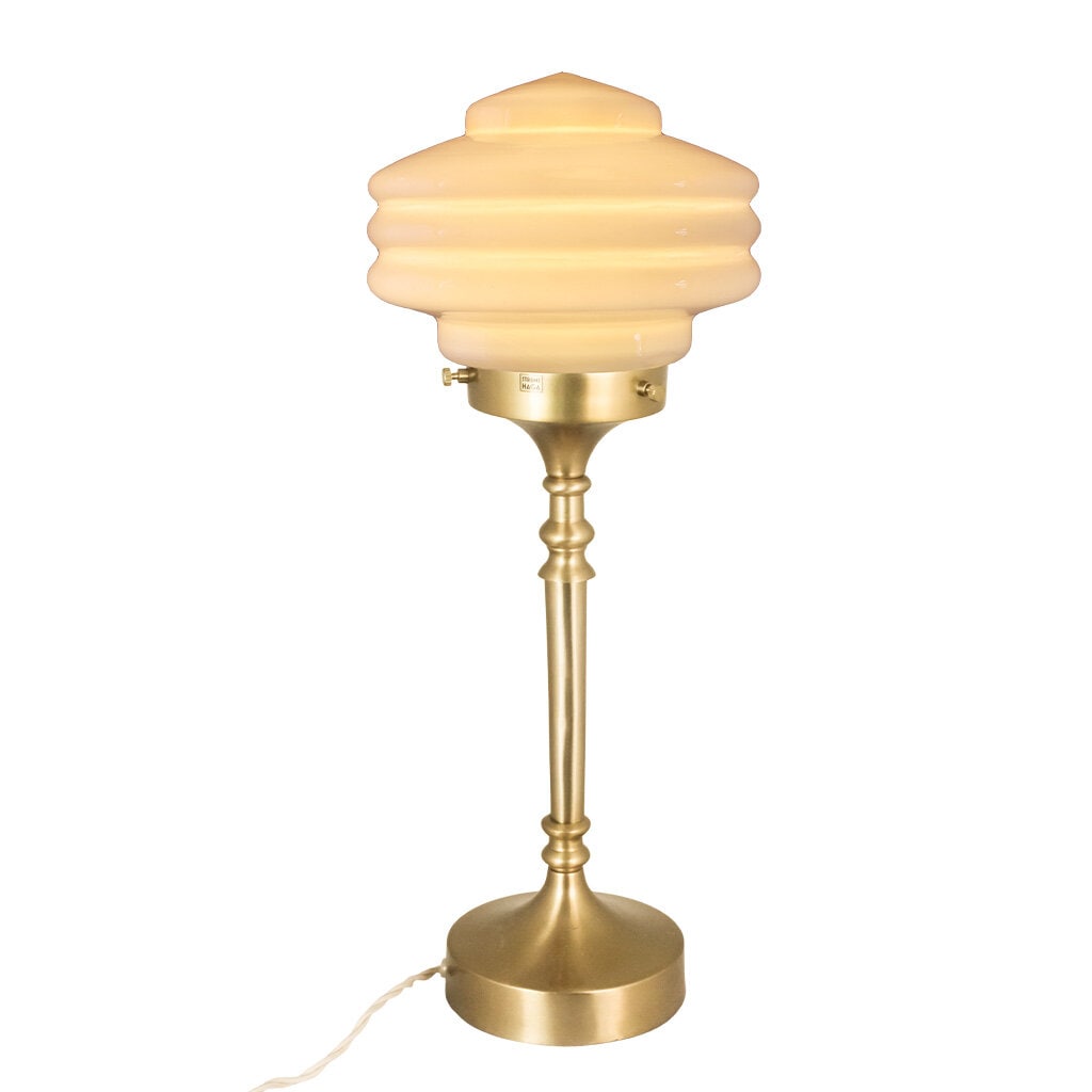 Table Lamp Valter Brass/Opal Beige