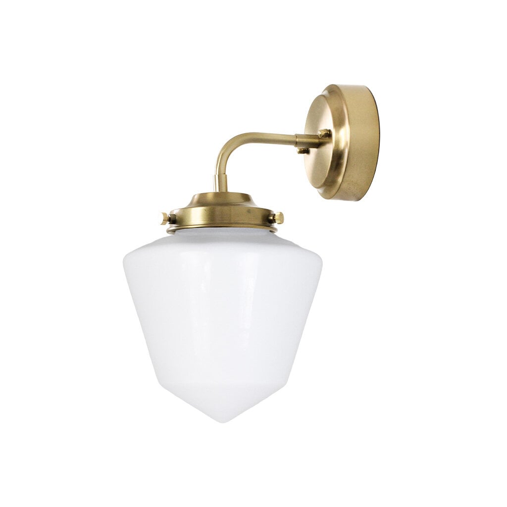 Bathroom Wall Lamp Signe Brass/Opal White