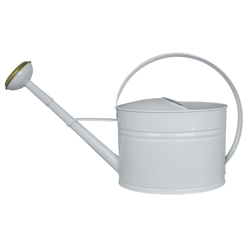 Watering Can Oval White 7L