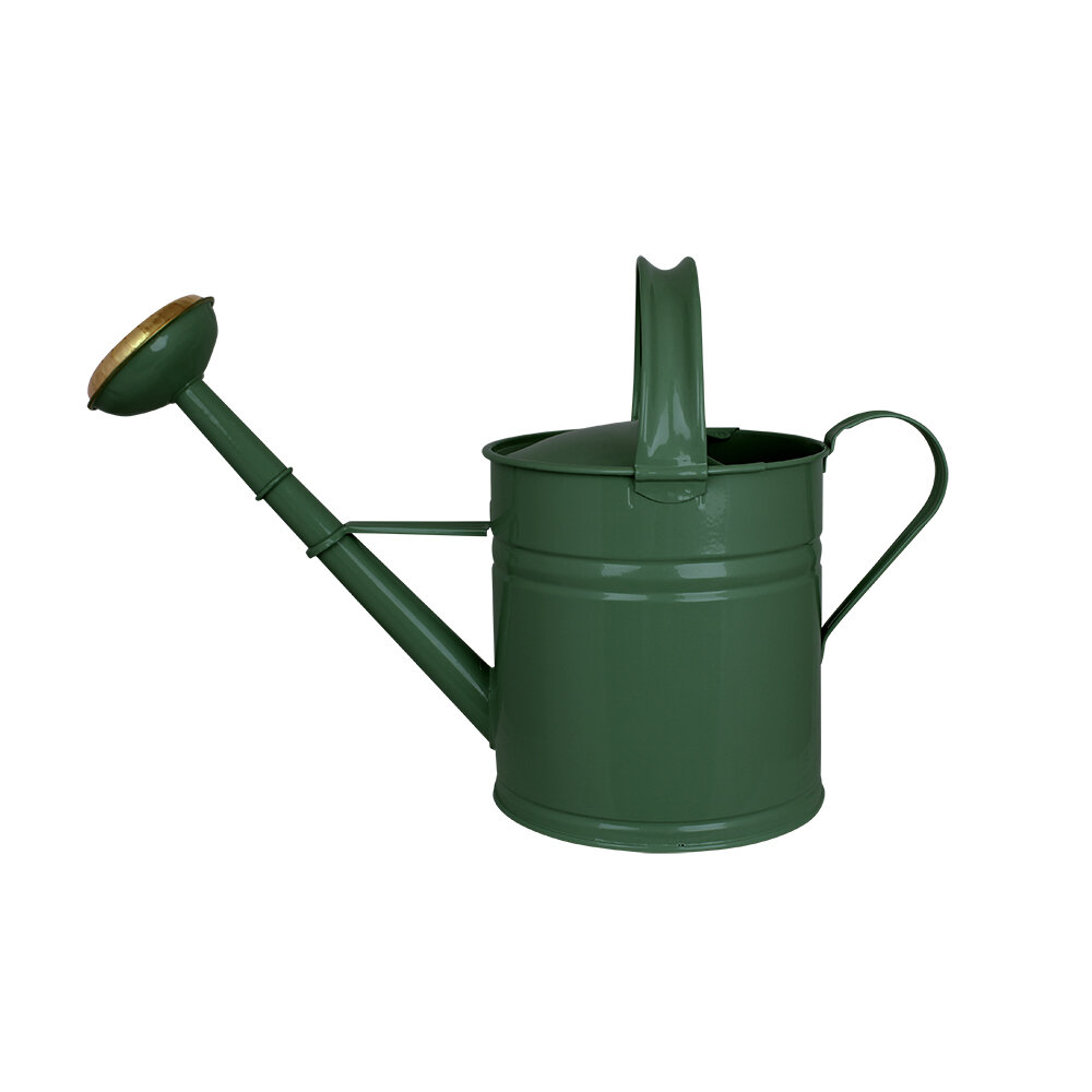 Watering Can Round Moss Green 5L